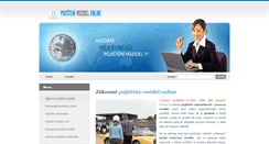 Desktop Screenshot of pojistenivozidelonline.com